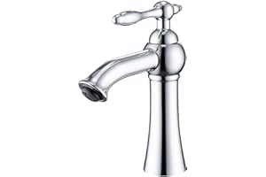 AiHom Kaltwasserhahn Gäste WC Retro Wasserhahn Kaltwasser Kaltwasser Armatur Waschbecken Waschtischarmatur für Bad