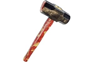 Rubber Johnnies TM Bloody SLEDGE HAMMER, Theatre Movie Horror Prop Fancy Dress Accessories, Clown Mallet, Hammer