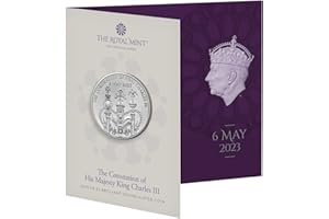 CRAWLEYCOINS Moneda brillante sin circular de King Charles Coronation UK 2023 en paquete de menta