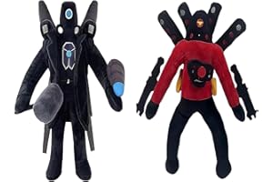 GUUIESMU Skibidi Toilet Peluche,Titan TV Man Skibidi Toilet,Skibidi Toilet Peluche G Man,Upgraded Titan Camera Man Plush,TV Man Titan,Doll For Kids Fans Halloween Christmas Birthday Gift (I)