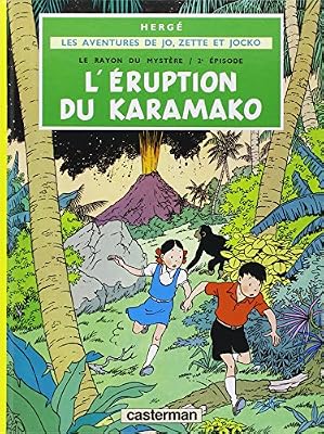 Hergé Les Aventures De Jo, Zette Et Jocko Tome 4 - L'éruption Du Karamako