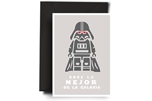 Wild Confetti Tarjeta Día de la Madre ⎪Star Wars Eres la Mejor de la Galaxia ⎪Regalo dia de la madre felicidades mama ⎪Tarjeta Felicitación divertida cumpleaños mamá