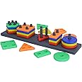 Lefan Educational Shape Sorter Toy Set - Building Blocks for Unisex, Ages 12 Months to 6 Years - Montessori, Sensory, and Brain Learning for Indoor Playing Perfect Gifts for Kids Birthday, 26 Pcs