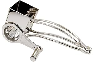 LA BONNE GRAINE - Rallador de Queso 1 Tambor - Acero Inoxidable - Ambidiestro - Marca Francesa - 25 x 11,5 x 10,5 cm