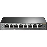 TP-Link Switch PoE (TL-SG108PE V4) 8 ports Gigabit, 4 ports PoE+, 64W pour tous les ports PoE, Boitier Métal, Gestion intelli