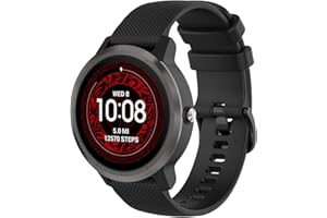 Wownadu pasek kompatybilny z Garmin Vivoactive 3, kompatybilny z Garmin Forerunner 245 zamiennik silikonowego paska sportowego dla kobiet, mężczyzn, pasek (bez trackera)