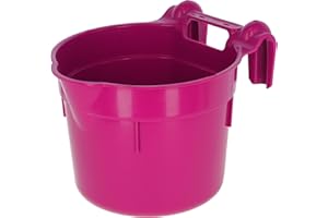 Kerbl Mangeoire HangOn 8 L à accrocher, Rose