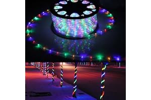 Ansobea LED-ljusslang utomhus, 50 m, 1200 lysdioder, vattentät LED-slang med ljusslinga, färgglad med timer och 8 lägen, för