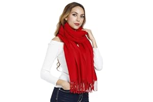 GOGOGOAL Fashion Cashmere Scarf for Women Men, Large Soft Warm Winter Shawls and Wraps Solid color