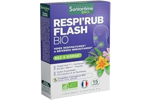 SANTAROME BIO SANTAROME Respi'rub flash nez et gorge bio