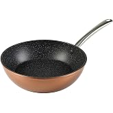 WECOOK! Professional Honda Forged Aluminium Frying Pan 24 cm, Induction, Non-stick PFOA Free, 0.3 cm Thick, Stainless Steel H