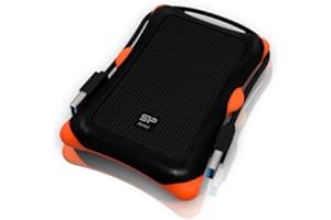 Silicon Power Rugged Armor A30 - Disco duro externo portátil de 2 TB (2.5", USB 3.0, SATA III), color negro