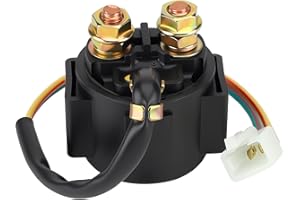 Cnornus Relais de Solénoïde de Démarreur pour KYMCO Mxer 50 125 150 2003-2013 MXU 50 150 250 300 400 2005-2018 4-Stroke GY6 Engine 50cc 150cc 200cc 250cc ATV Dirt Bikes Scooters