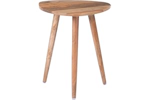 MH London Bond Triangle End Table - Exclusively Designed Small Side Table. Hand Crafted - Wooden Table - Contemporary Design for Small Side Table for Bedroom and Living Room