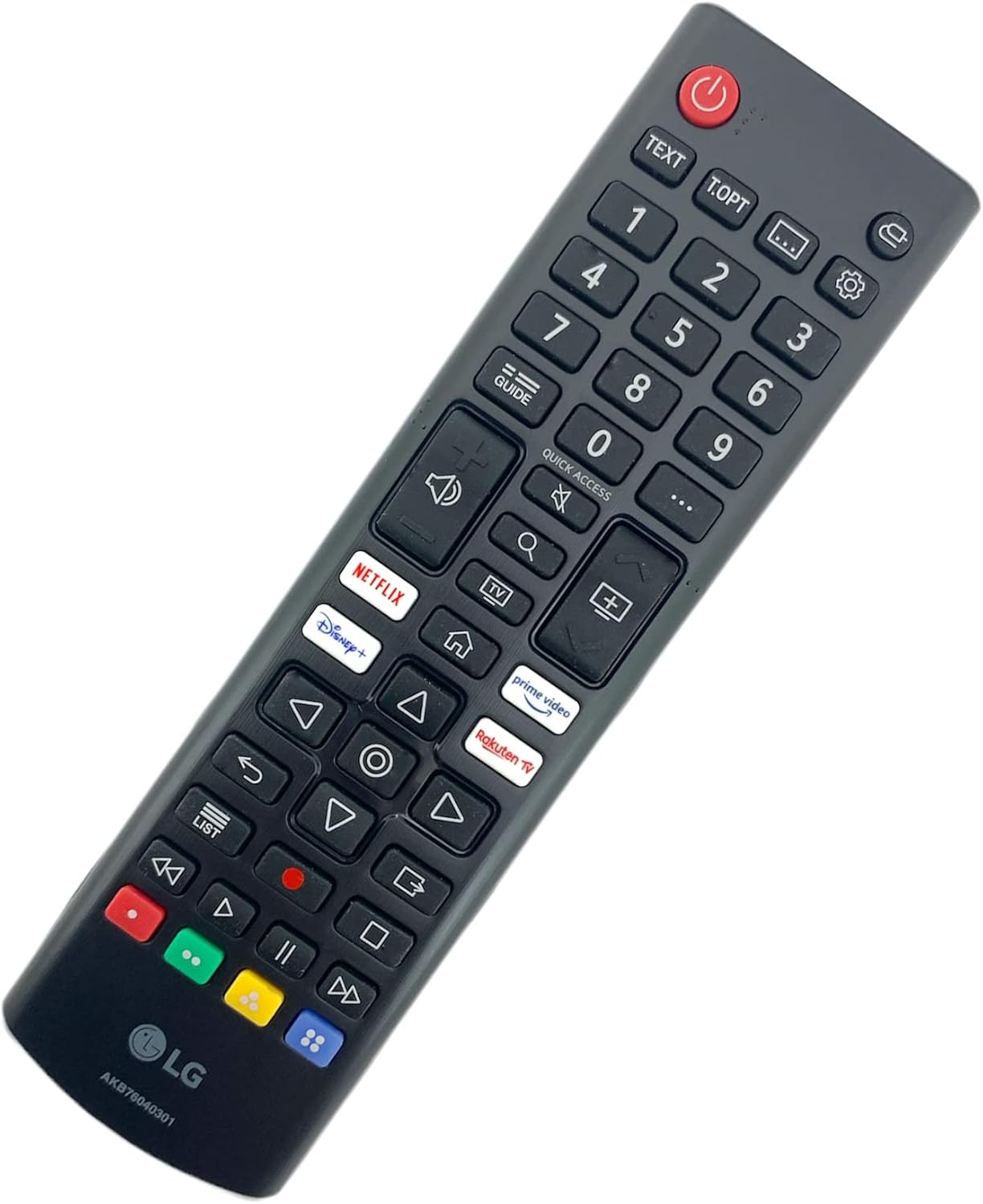 Original AKB76040301 TV Remote Control Compatible with LG 24TQ520SPZ 28TQ525S 50UQ75006LF 55UQ75006LF 65UQ75006LF Smart HDR LED