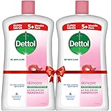 Dettol Liquid Handwash Bottle - Skincare Hand Wash- 900ml (Pack of 2) | pH Balanced | 10x Better Germ Protection