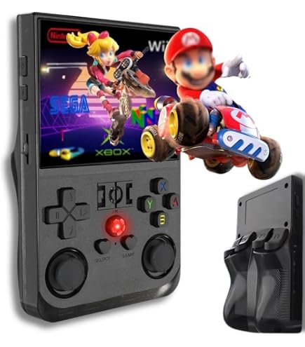 Console De Jeu Portable 15000+ Jeux - Écran Full HD 3,5" - WiFi Multijoueur - 128 Go Extensible
