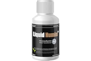 GlasGarten Liquid Humin+ | 100ml – Huminstoffe in der Flasche. Verbesserung des Immunsystems der Tiere & Stabilisierung des pH-Werts - Schutz vor pH-Sturz