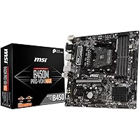 MSI B450M PRO-VDH MAX Motherboard mATX, AM4, DDR4, LAN, USB 3.2 Gen1, M.2, VGA, DVI-D, HDMI, AMD RYZEN 1st, 2nd and 3rd…