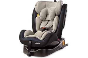 CARETERO MOKKI Siège auto pivotant 360° Isofix 0-36 kg Groupe 0/1/2/3 Bleu