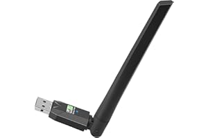 CALONNY Adapter USB WiFi Bluetooth 5.0 2 w 1 600 Mb/s Dual-Band (2,4 GHz/5 GHz), bez sterownika do komputera stacjonarnego, odbiornik nadajnika sieciowego USB