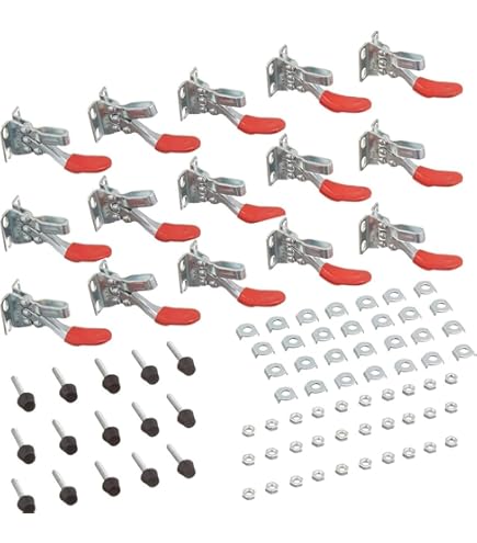 4-teilige Kippklemmen Set - 45kg Tragkraft Für Werkstatt & Hobby