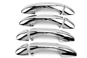 Dreamseek 8 Stück Türgriff Abdeckung für VW Volkswagen Passat B6 B7 3C 2006-2010, CC 2009-2017 Außen ABS Door Handle Cover Türgriffe Zierleiste (Verchromt)