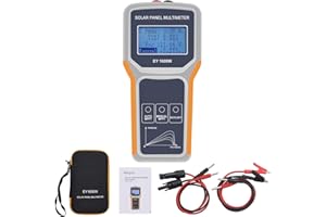 Geloo 1600W MPPT Tester Photovoltaik Solarpanel Tester Solar Panel Multimeter EY1600W Solarpanel-Multimeter LCD Anzeige für Solar PV Testing