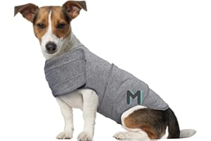 ACL STORES Dog Comfort Wrap | Dog Anxiety and Stress Relief Coat | Lightweight Wrap Jacket Shirt for Anxious Pets Keep Calming Comfort Provides Relief For Thunderstorms, Vet Visits, Cat Travel, Train Travel (M)