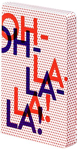 Nuuna Graphic S - Cuaderno, diseño Oh La La, color blanco