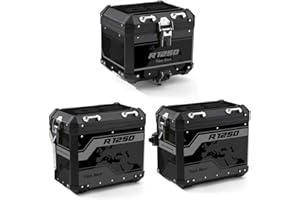 AZGRAPHISHOP Az Graphishop Kit de protections adhésives pour valises Alu 2ème modèle pour BMW R 1250 GS Adventure 2021 VA2-R1250GSADV-21 (Triple Black)