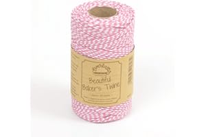 100m - Everlasto Original 'Beautiful Bakers Twine' (2mm approx) (Rose Pink)