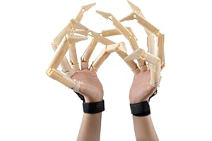 Lemotoy Extensión de dedo articulado de Halloween, impresión 3D
