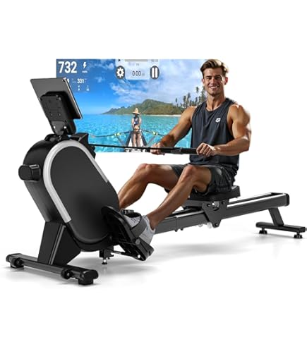 Cyclette Pieghevole Con Schienale - 16 Livelli Resistenza Magnetica, LCD E Sensore Cardio, Portata 150kg - Foto 3