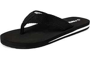 riemot Flip Flops Men's Thongs Sandals, Comfort Lightweight Thong with Arch Support Shoes Summer Outdoor Beach Pool Sandal, Non-Slip Walking Slippers, UK Size 7-13