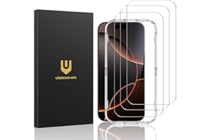 UNBREAKcable Bildschirmschutz für iPhone 16 Pro - 3er Pack, Doppelte bruchsichere HD-Gehärtetes Glas [Vollständige Abdeckung] [Einfache Installationsrahmen] [9H-Härte] [Hüllefreundlich] für Apple 6,3"