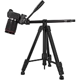 ayex LT-460 Tripod | 90&deg; Yatay Orta Kolonlu Fotoğraf & Video Tripodu | Monopod D&ouml;n&uuml;ş&uuml;ml&uuml; | DSLR ve Aynasız Kameralar ile Uyum