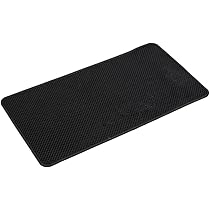Lot De 2 Tapis Antidérapants Pour Tableau De Bord Voiture - Silicone, 20.5x12 Cm, Pour Téléphone, Lunettes, Clés