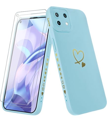 Yoedge Cover con Cordino per Xiaomi Mi 11 Lite 6,55, Trasparente Aesthetic Disegni Fiori Custodia con Collana Tracolla Laccio Collo, Sottile TPU Bumper Silicone + PC Antiurto Protettiva Case,01