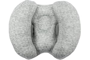 KAKIBLIN Almohada de apoyo para la cabeza del bebé, almohada de cuello de plátano 2 en 1 para bebés, almohadas de viaje para cochecito, almohadas ajustables para recién nacidos para niños y niñas