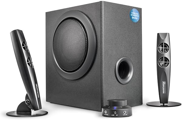 WAVEMASTER STAX BT 2.1 Pack d'enceinte Noir