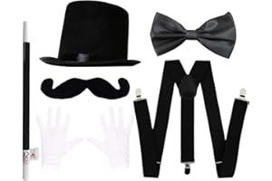 I LOVE FANCY DRESS UNISEX MAGICIAN FANCY DRESS KIT - ONE SIZE FITS MOST - SIMPLE HALLOWEEN COSTUME FANCY DRESS ACCESSORY KIT