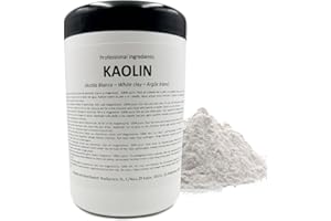 Snadi - Argile Kaolin Blanche | 500 g | Soin de la peau et des cheveux | Exfoliant et adoucissant | Rajeunit, apaise et adoucit la peau