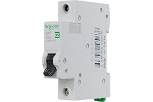 Schneider Electric Easy9 - MCB Miniature Circuit Breaker, 1 Pole, Type B, 6kA Breaking Capacity, 6A, 230V, EZ9F16106