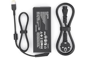 BIUBOTY 65 W Caricabatterie PC per Lenovo Thinkpad X1 Carbon T430 T440 T450 T460 T470 T560 T540p E550 E560 E570 G50 Z50 X240 X250 X270 ADLX455555550 NDC3A ADD. LX45NCC3A 20V 3.25A Yoga 11 Computer Portatile