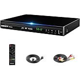 Blu-Ray Player for TV, DVD Players with Coaxial/HDMI/AV/Output, USB Input, All DVDs and Blu-ray Discs in B/2 Region, Compact