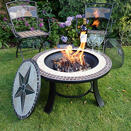 Stargazer Mosaic Fire Pit Table from VISTERA Garden incinerators