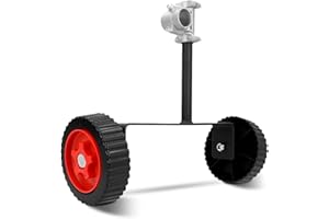 Candeon Roue De Support De Coupe-Bordure, Réglable Roues De Support Pour Tondeuse à Gazon,Roues Auxiliaires Pour Coupe-Herbe à Tube De 28 mm, Coupe-Herbe, Débroussailleuse électrique