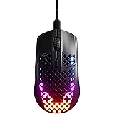 SteelSeries Aerox 3 - Souris de gaming ultra-légère - Capteur optique à cœur TrueMove CPI 8 500 - Conception ultra légère rés