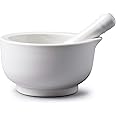 Large Mortar and Pestle Set – WM Bartleet & Sons 14cm Pestle and Mortar Grinder Perfect for Crushing and Grinding Herbs and Spices with Ease – Made from Hard Wearing Porcelain